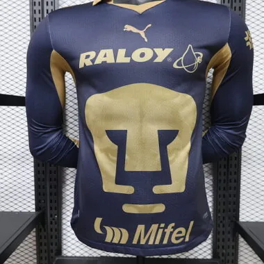 26-27 Player Pumas Home Long Sleeve Kit S-4XL Cheap Football Jersey Wholesale Yupoo