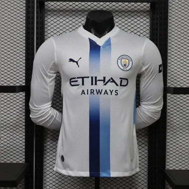 26-27 Player Manchester City Third Away Long Sleeve Kit Cheap Football Jersey Wholesale Yupoo