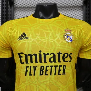 26-27 Player Real Madrid Yellow Special Edition Kit S-3XL Cheap Football Jersey Wholesale Yupoo