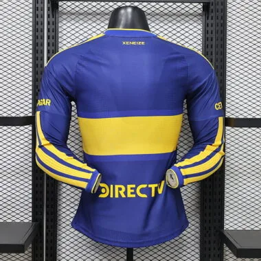 26-27 Player Boca Juniors Home Long Sleeve Kit S-4XL Cheap Football Jersey Wholesale Yupoo