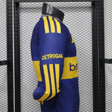 26-27 Player Boca Juniors Home Long Sleeve Kit S-4XL Cheap Football Jersey Wholesale Yupoo