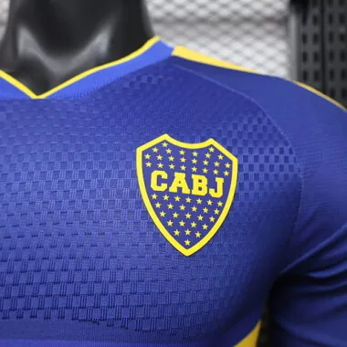 26-27 Player Boca Juniors Home Long Sleeve Kit S-4XL Cheap Football Jersey Wholesale Yupoo