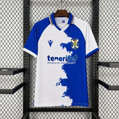 26-27 CD Tenerife Home Kit S-4XL Cheap Football Jersey Wholesale Yupoo