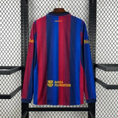 26-27 Barcelona Home Long Sleeve Kit S-4XL Cheap Football Jersey Wholesale Yupoo
