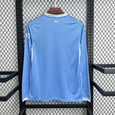 26-27 Manchester City Home Long Sleeve Kit S-4XL Cheap Football Jersey Wholesale Yupoo