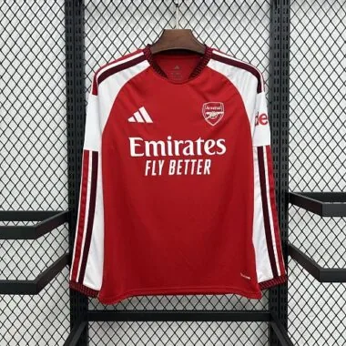 26-27 Arsenal Home Long Sleeve Kit S-4XL Cheap Football Jersey Wholesale Yupoo