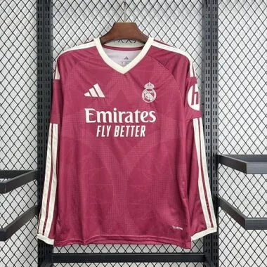 26-27 Real Madrid Third Away Long Sleeve Kit S-4XL Cheap Football Jersey Wholesale Yupoo
