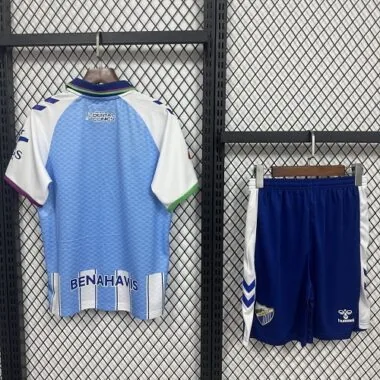 26-27 Málaga Kids Home Kit Cheap Football Jersey Wholesale Yupoo