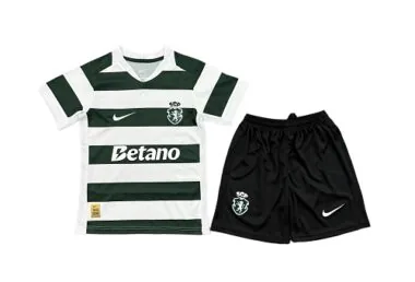 26-27 Kids Sporting Lisbon Home Kit World Cup Cheap Football Jersey Wholesale Yupoo