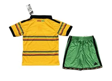 2026 Kids Jamaica Home Kit World Cup Cheap Football Jersey Wholesale Yupoo