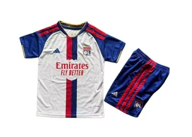 26-27 Lyon Kids Home Kit Cheap Football Jersey Wholesale Yupoo