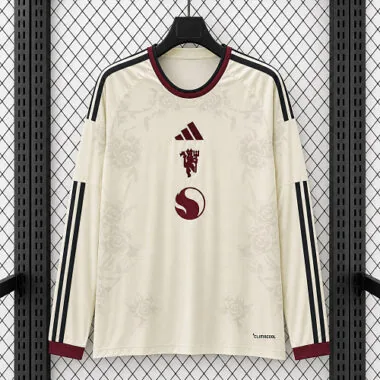 26-27 Manchester United Third Away Long Sleeve Kit S-4XL Cheap Football Jersey Wholesale Yupoo