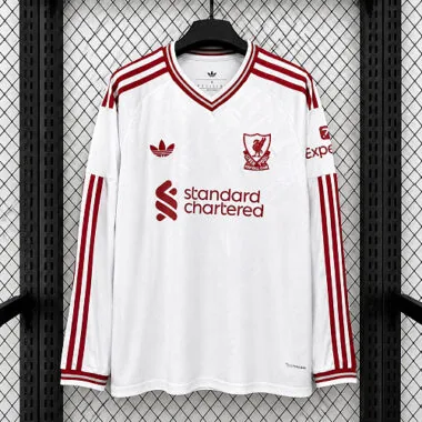 26-27 Liverpool Away Long Sleeve Kit S-4XL Cheap Football Jersey Wholesale Yupoo