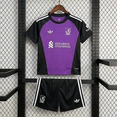 26-27 Liverpool Kids Goalkeeper Kit Cheap Football Jersey Wholesale Yupoo