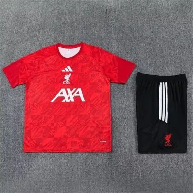 26-27 Liverpool Pre-match Training Adults & Kids Kits Tracksuits World Cup Cheap Jersey Wholesale Yu