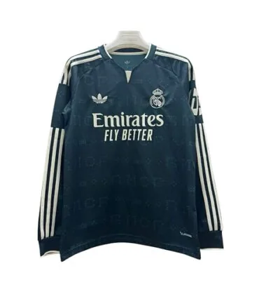 26-27 Real Madrid Away Long Sleeve Kit S-4XL Cheap Football Jersey Wholesale Yupoo