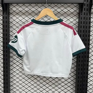 2026/27 Real Madrid local mujer Crop Top camiseta de fútbol foto del álbum 3