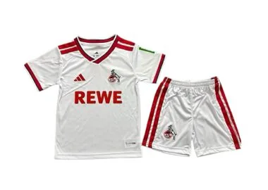 26-27 FC Köln Kids Home Kit Cheap Football Jersey Wholesale Yupoo
