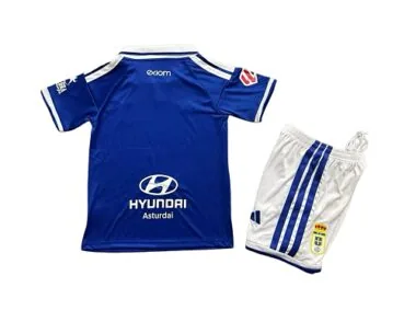 2026/27 Real Oviedo Kids local Kit camiseta de fútbol foto del álbum 3