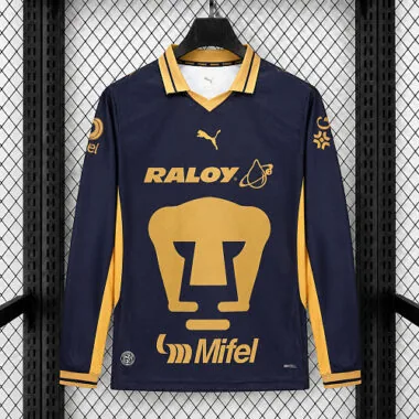 26-27 Pumas Home Long Sleeve Kit S-4XL Cheap Football Jersey Wholesale Yupoo