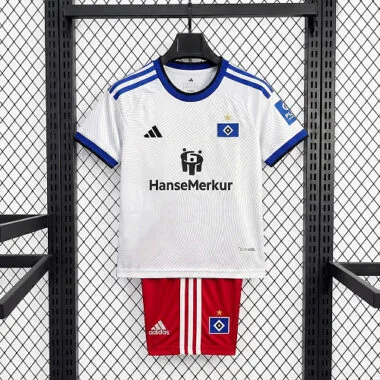 26-27 Hamburger SV Kids Home Kit Cheap Football Jersey Wholesale Yupoo