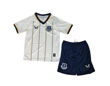 26-27 Everton Kids Away Kits Cheap Football Jersey Wholesale Yupoo