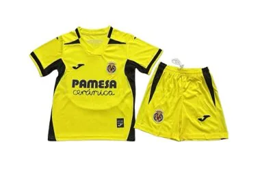 26-27 Villarreal CF Kids Home Kit Football Jersey Supply Yupoo
