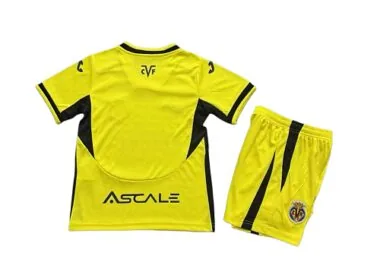 26-27 Villarreal CF Kids Home Kit Football Jersey Supply Yupoo