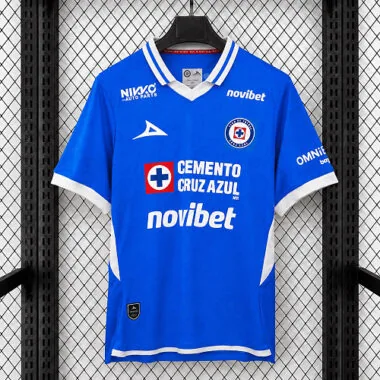 26-27 Cruz Azul Home Kit S-4XL Cheap Football Jersey Wholesale Yupoo