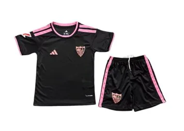 26-27 Sevilla Kids Third Away Kit Cheap Football Jersey Wholesale Yupoo
