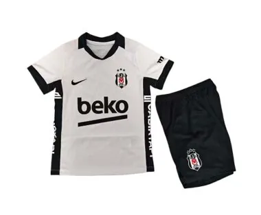 26-27 Beşiktaş Kids Home Kit Cheap Football Jersey Wholesale Yupoo