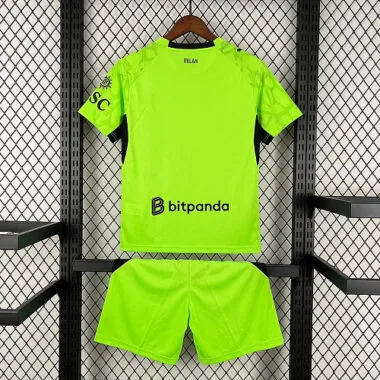 26-27 AC Milan Kids Goalkeeper Kit Cheap Football Jersey Wholesale Yupoo