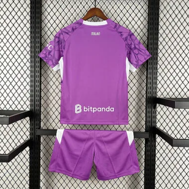 26-27 AC Milan Kids Goalkeeper Kit Cheap Football Jersey Wholesale Yupoo
