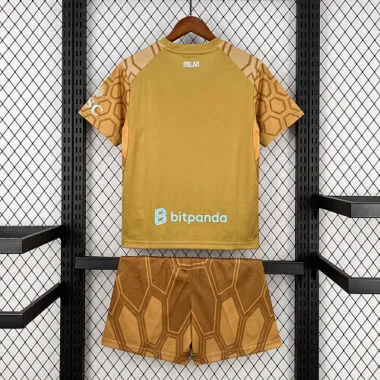 26-27 AC Milan Kids Goalkeeper Kit Cheap Football Jersey Wholesale Yupoo