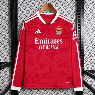 26-27 Benfica Home Long Sleeve Kit Cheap Football Jersey Wholesale Yupoo