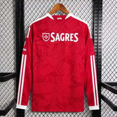 2026/27 Benfica casa kit a manica lunga maglia da calcio foto dell'album 3