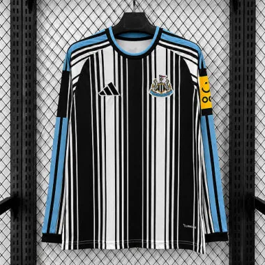 26-27 Newcastle United Home Long Sleeve Kit Cheap Football Jersey Wholesale Yupoo