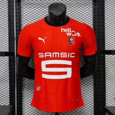 26-27 Player Stade Rennais Home Kit Cheap Football Jersey Wholesale Yupoo