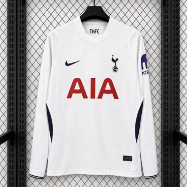 26-27 Tottenham Hotspur Home Long Sleeve Kit S-4XL Cheap Football Jersey Wholesale Yupoo