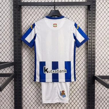 2026/27 Real Sociedad Kids casa Kit maglia da calcio foto dell'album 3