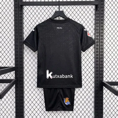 2026/27 Real Sociedad Kids visitante Kit camiseta de fútbol foto del álbum 3