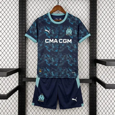 26-27 Olympique Marseille Kids Away Kit Football Jersey Supply Yupoo