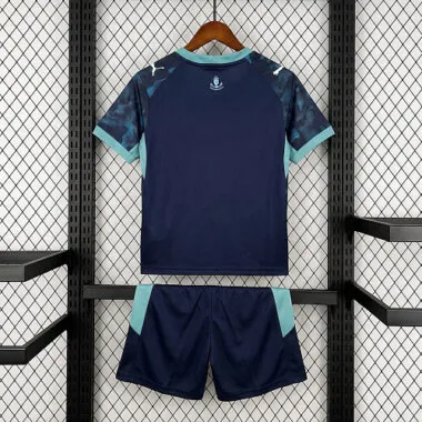 2026/27 Olympique Marseille Kids visitante Kit camiseta de fútbol Supply foto del álbum 3