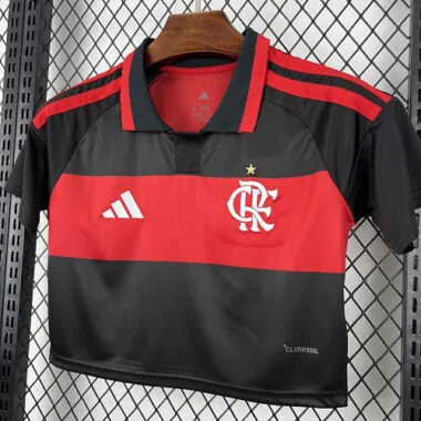 2026 Flamengo local mujer Crop Top camiseta de fútbol foto del álbum 3