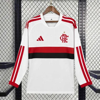 2026 Flamengo Away Long Sleeve Kit S-4XL Cheap Football Jersey Wholesale Yupoo