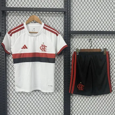 2026 Kids Flamengo Away Kit Cheap Football Jersey Wholesale Yupoo