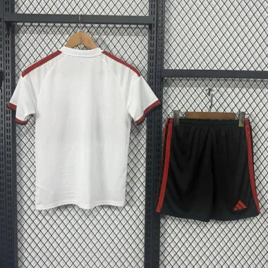 2026 Kids Flamengo visitante Kit camiseta de fútbol foto del álbum 3