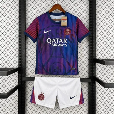 26-27 PSG Kids Pre-match Kits Cheap Football Jersey Wholesale Yupoo