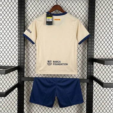 26-27 Barcelona Kids Fourth Away Kit Cheap Football Jersey Wholesale Yupoo