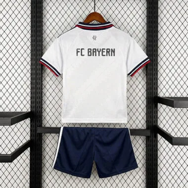 2026/27 Kids FC Bayern visitante Kit camisola de futebol foto do álbum 3